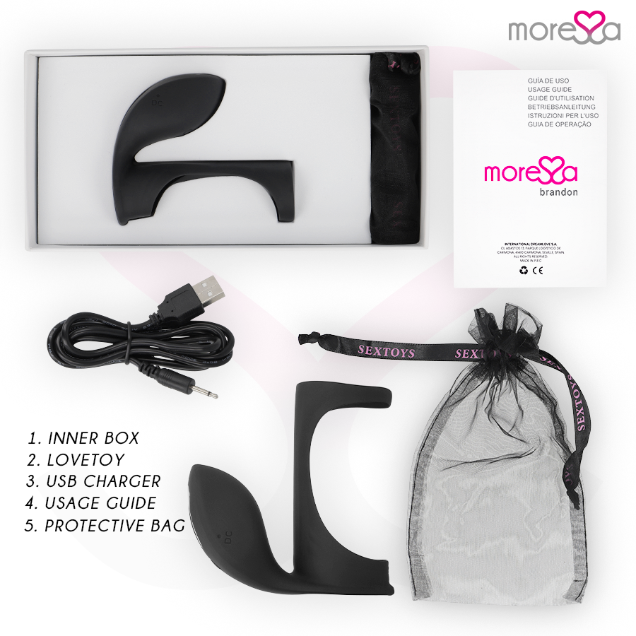 Moressa Brandon Vibrator Ring with Cover