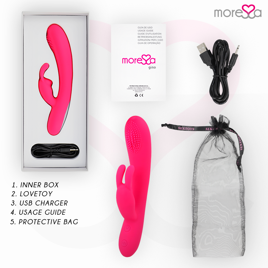 Amoressa Gino Premium Silicone Vibrador Recargable