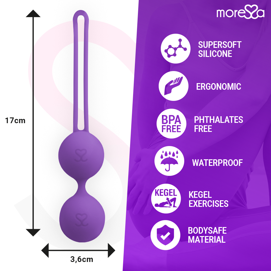 Moressa Osian Three Premium Lilac - Bolas de Silicona