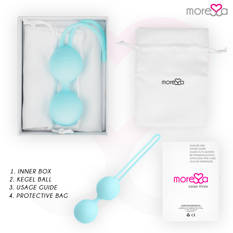Moressa Osian Three Premium Turquoise - Bolas de Silicona