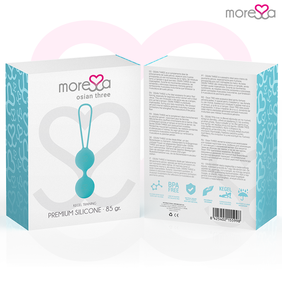 Moressa Osian Three Premium Turquoise - Bolas de Silicona
