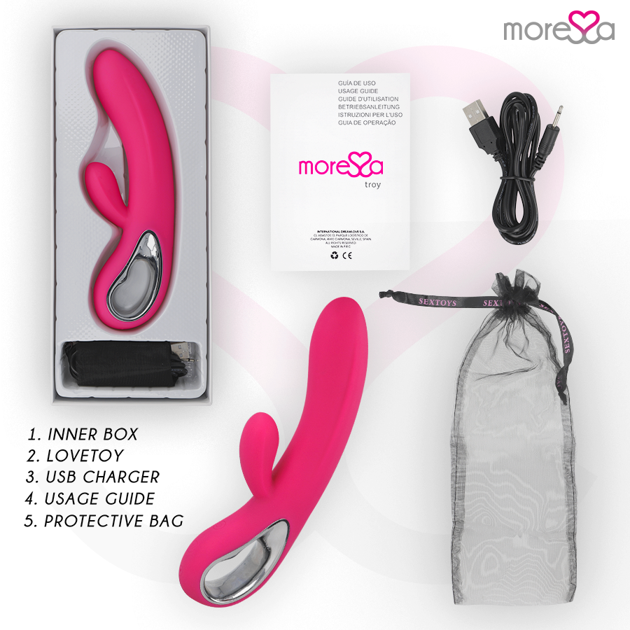 Troy Premium Silicone Rechargeable - Estimulador de Silicona
