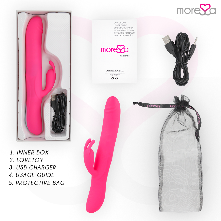 Moressa Warren Premium Recargable de Silicona