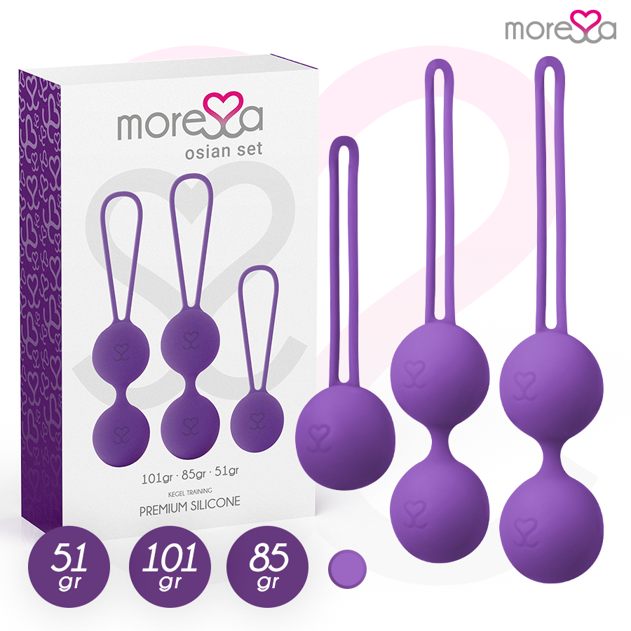 Moressa Osian Set Premium Lilac - Bolas de Silicona