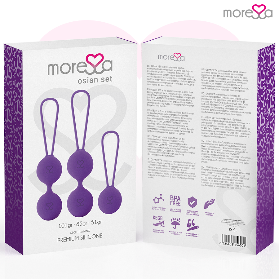 Moressa Osian Set Premium Lilac - Bolas de Silicona