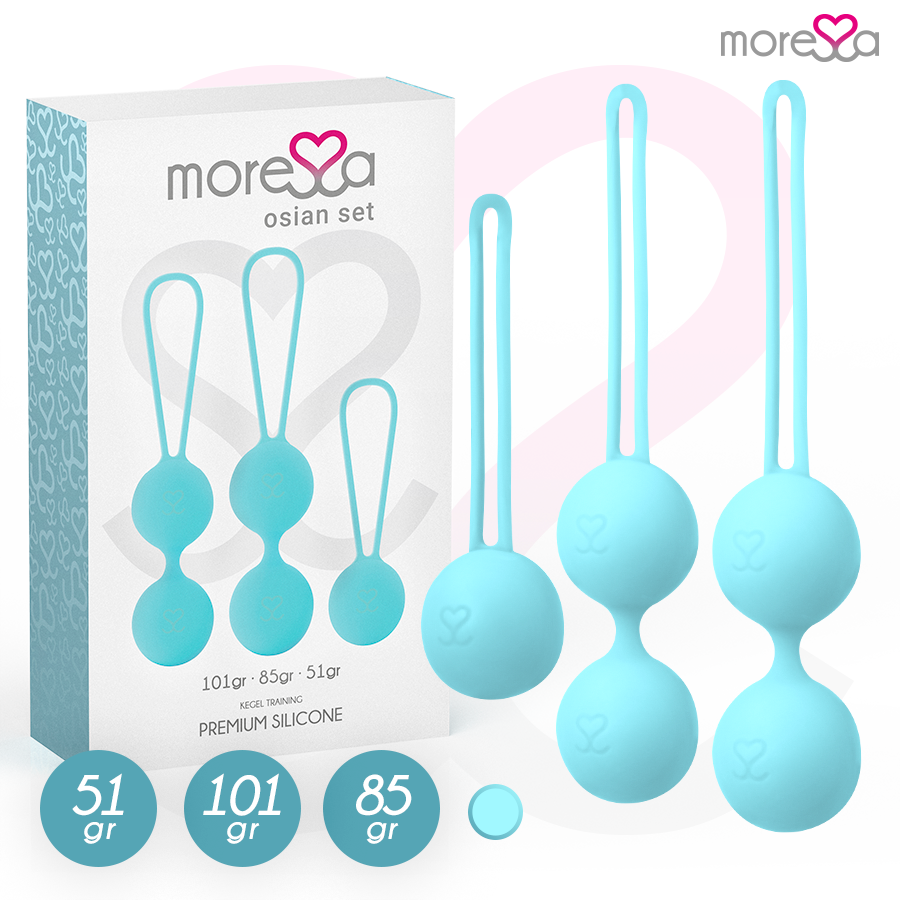 Moressa Osian Set Premium Turquoise - Bolas de Silicona