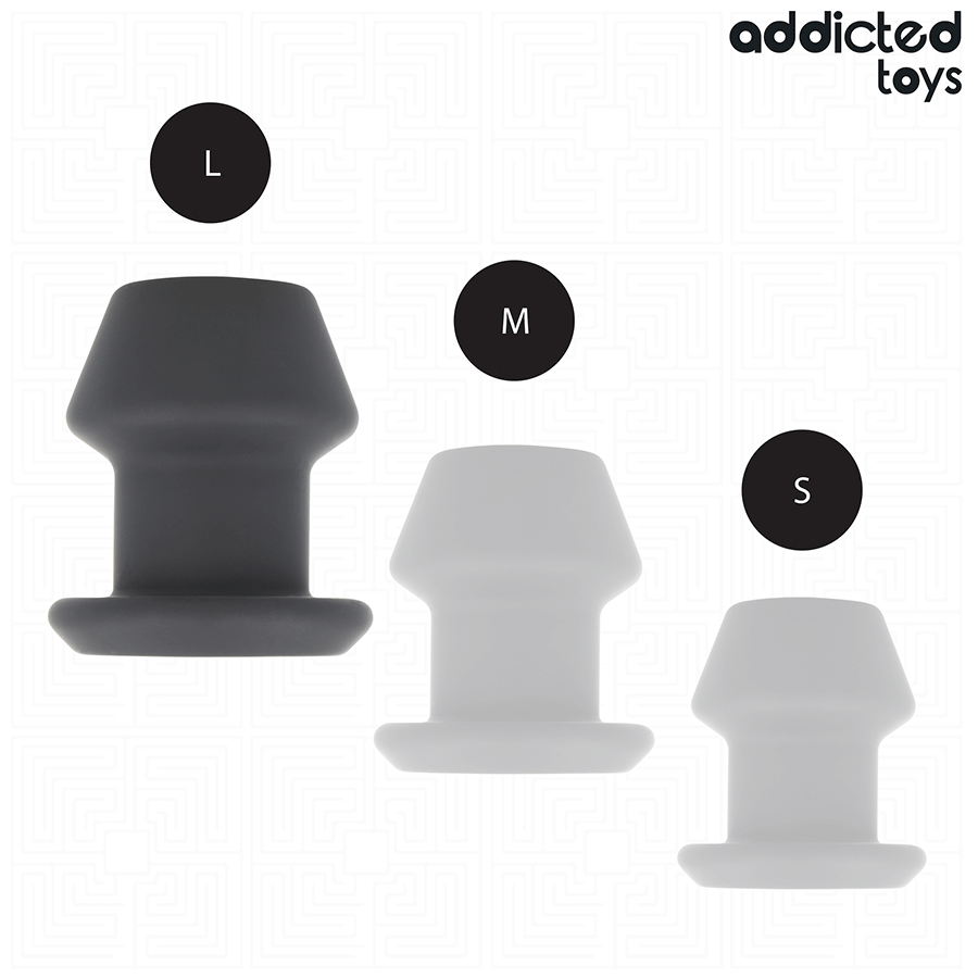 Addicted Toys Extreme Hollow Anal Plug Silicone Talla L