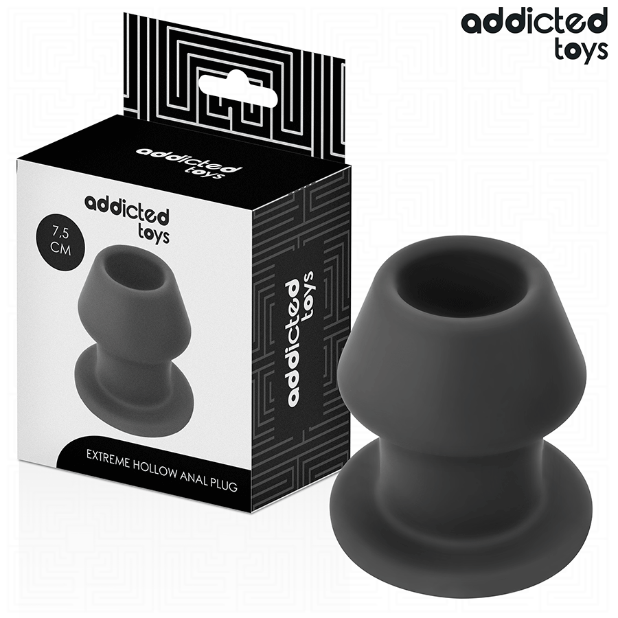 Addicted Toys Extreme Hollow Anal Plug Silicone Talla S