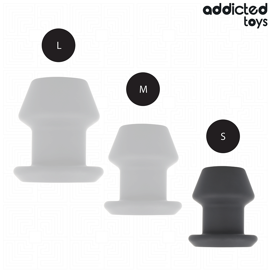 Addicted Toys Extreme Hollow Anal Plug Silicone Talla S