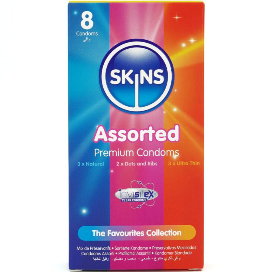 Skins Assorted Premium - Pack 12 Preservativos Variados