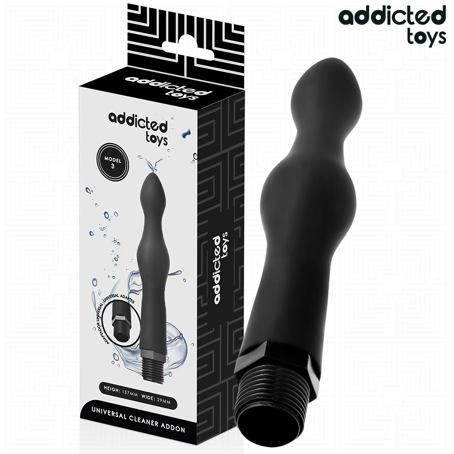 Addicted Toys Anal Cleaner with Universal Adapter Model 3