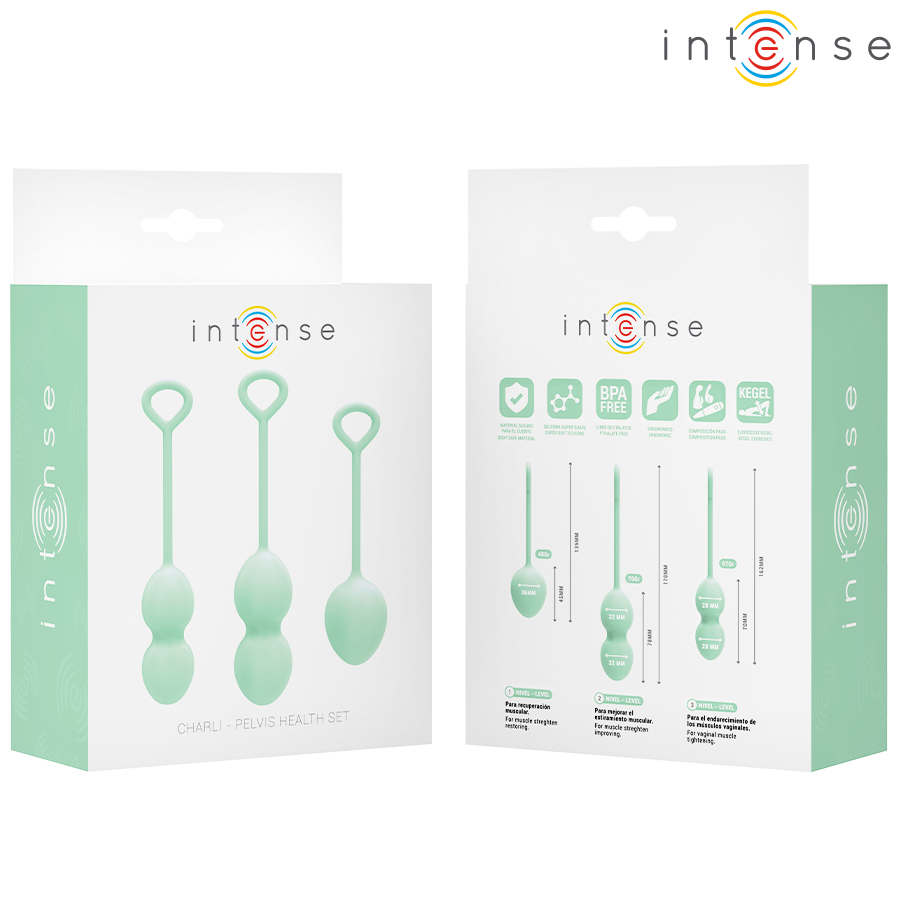 Intense Charli Kegel Ball Kit Light Jade Green