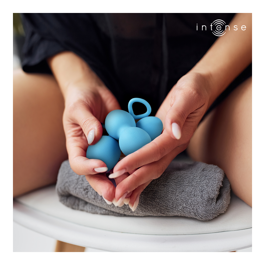 Intense Charli Kegel Ball Kit Ocean Blue