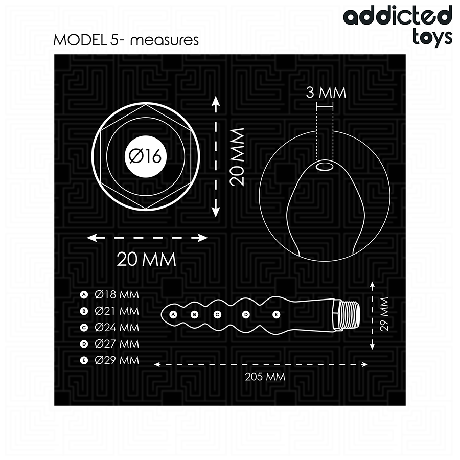Addicted Toys Anal Cleaner with Universal Adapter Model 5