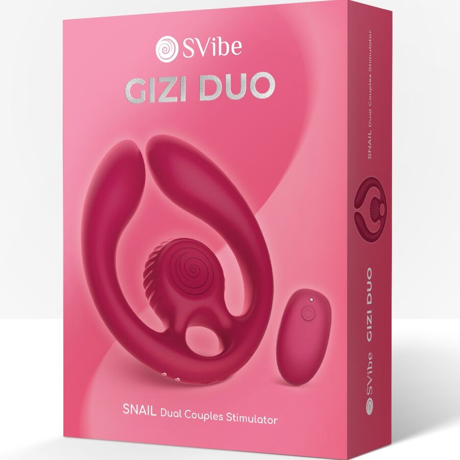 Snail Vibe Gizi Duo - Estimulador Sincronizado para Parejas con Mando a Distancia