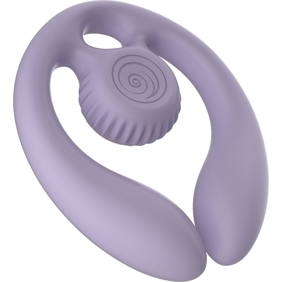 Snail Vibe Gizi Duo - Estimulador para Parejas con Control Remoto Lila