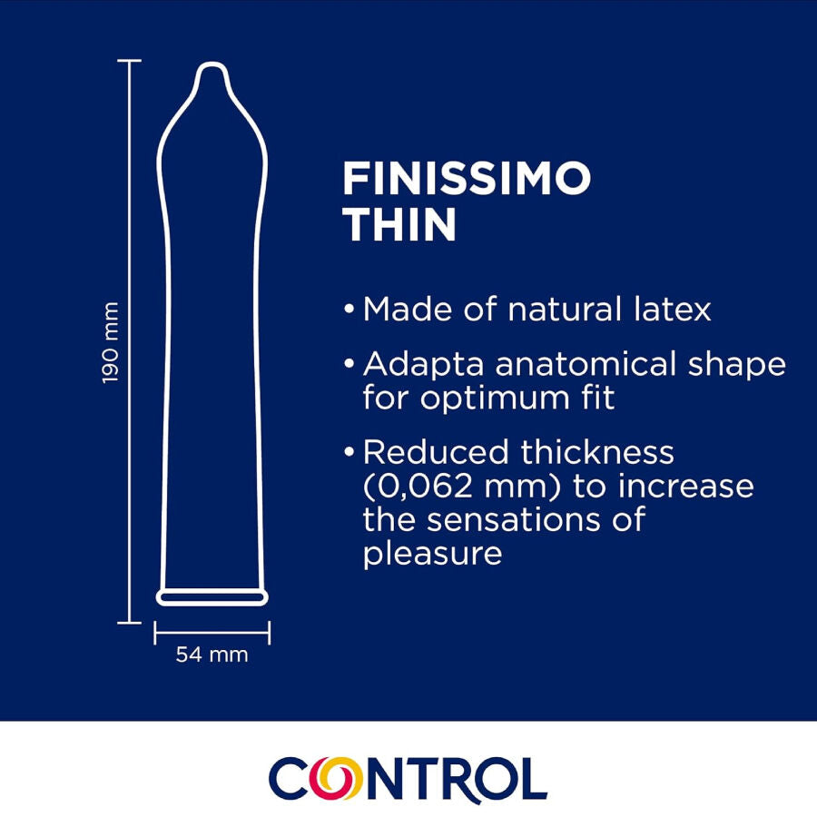 Control Finissimo Senso Preservativos - Caja 144 Unidades