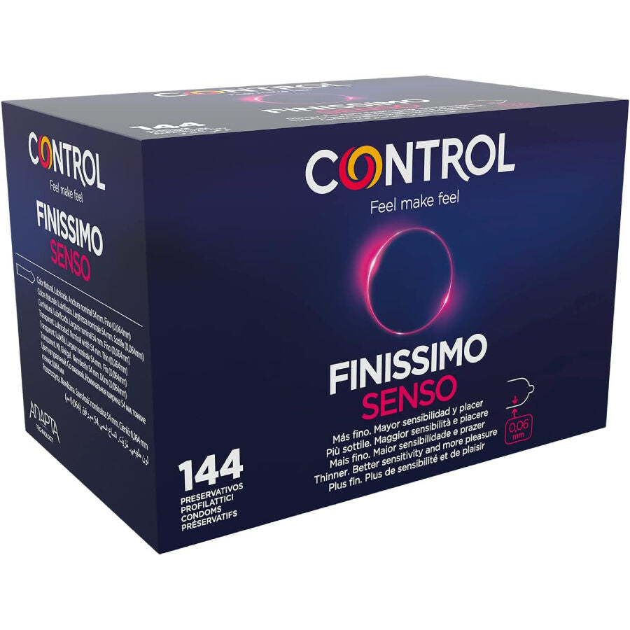 Control Finissimo Senso Preservativos - Caja 144 Unidades