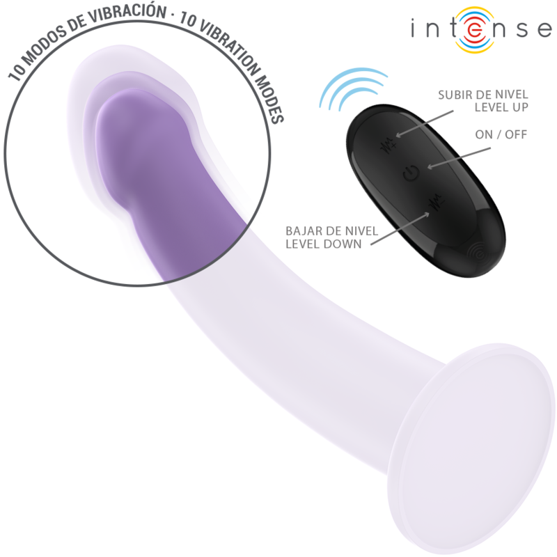 Vibrador Eddie 17.5 cm con Control Remoto - 10 Modos de Vibración