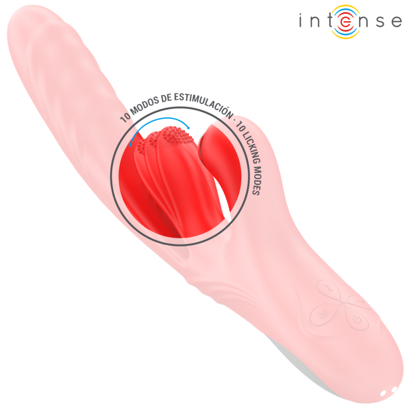Intense Rosalia Multifunction Vibrator 3 en 1 Rojo
