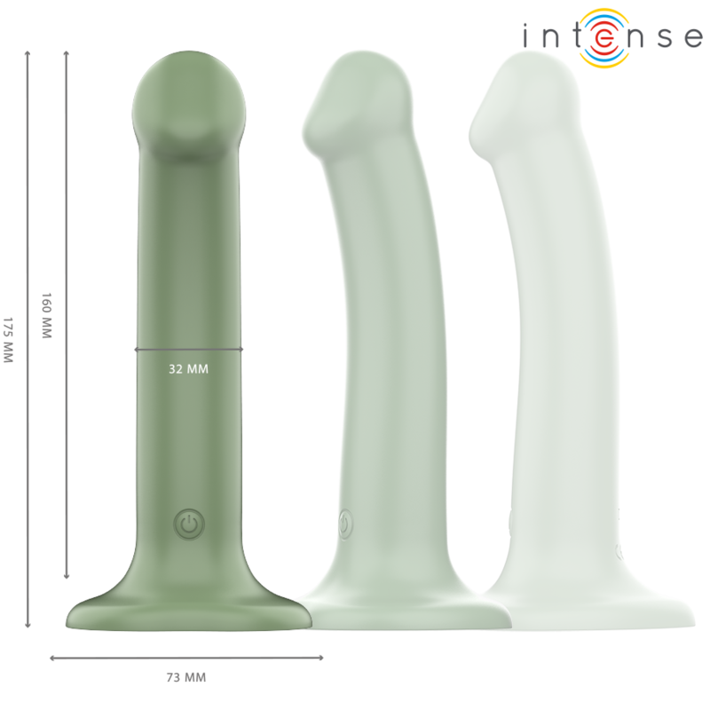 Vibrador Intense con Ventosa y Control Remoto - 10 Modos de Vibración