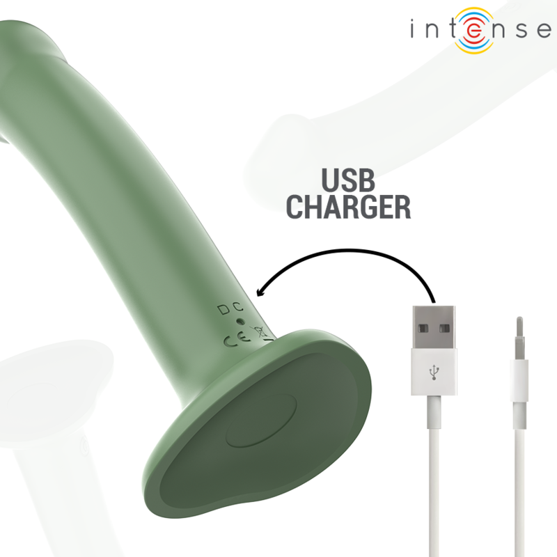 Vibrador Intense con Ventosa y Control Remoto - 10 Modos de Vibración