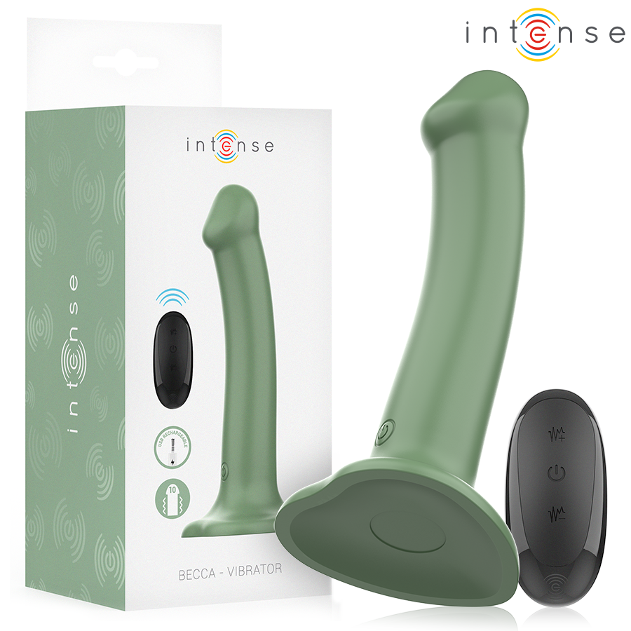 Vibrador Intense con Ventosa y Control Remoto - 10 Modos de Vibración
