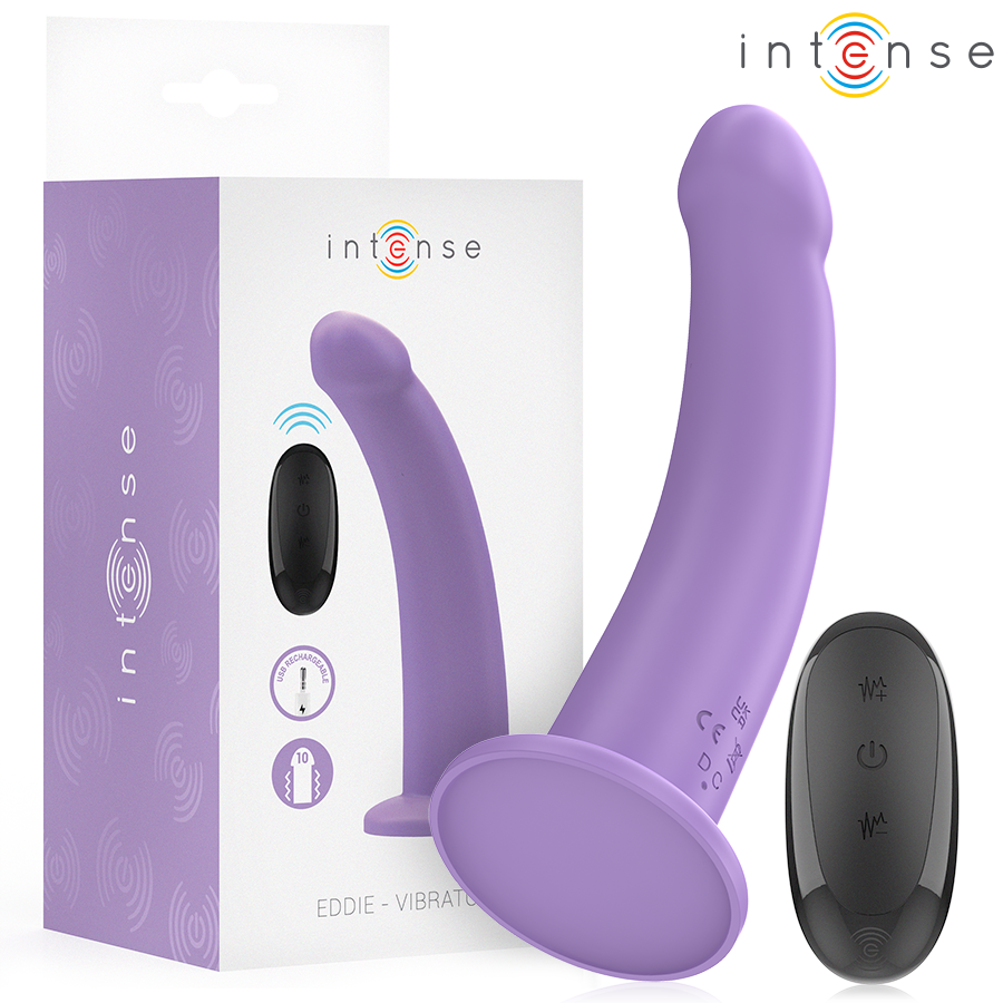 Vibrador Eddie 17.5 cm con Control Remoto - 10 Modos de Vibración