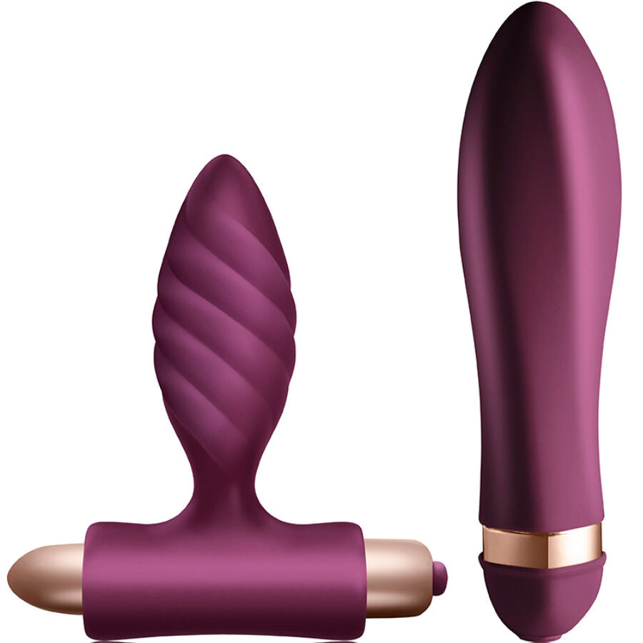 Climaximum Desire Kit - Vibrador Twisted + Plug Anal