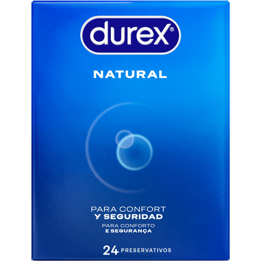 Durex Natural Plus Preservativos 24 Unidades - Látex Natural
