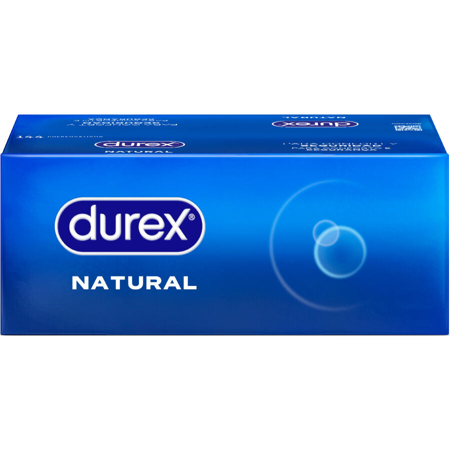 Durex Natural Condoms - Caja de 144 Unidades