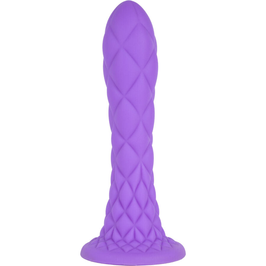 Silexd Dreamy Dildo Fantasy Silicona Líquida Termorreactiva Violeta 18.5 cm