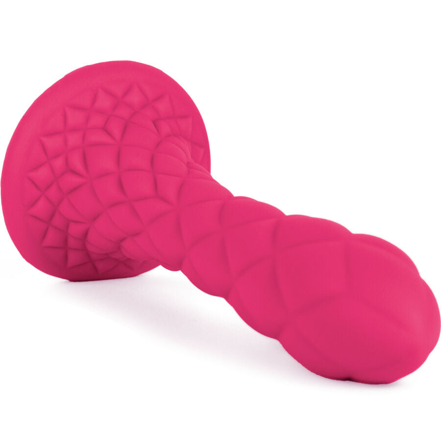 Silexd Dreamy Dildo Fantasy Silicona Líquida Termorreactiva Fucsia 18.5 cm