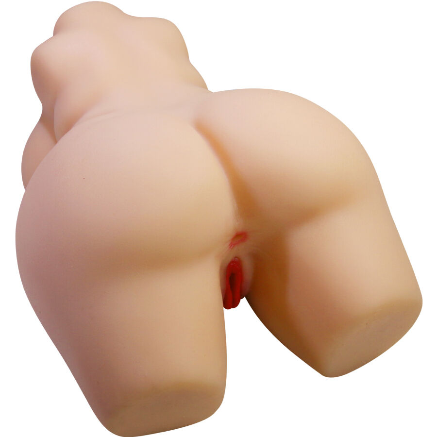 CRAZY BULL Grace - Torso Femenino Realista TPR con Doble Estimulación