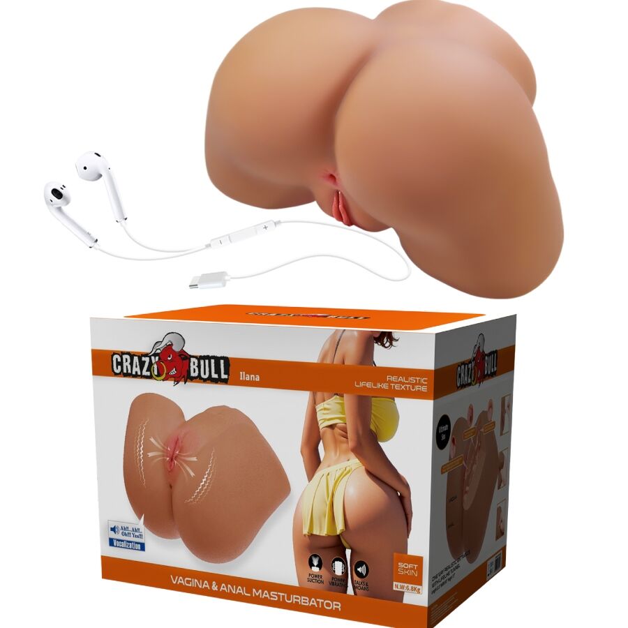 Crazy Bull Ilana - Estimulador Realista con Vibración y Succión