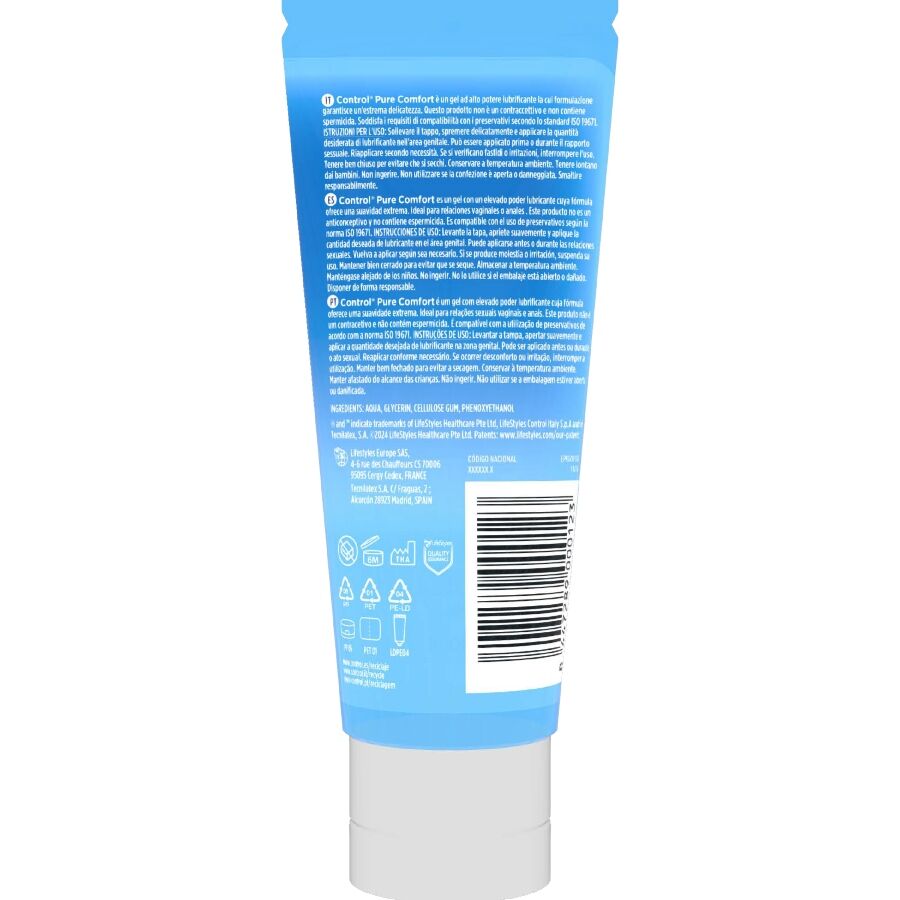 Control Pure Comfort Intense Hydration Lubricant 80 ml