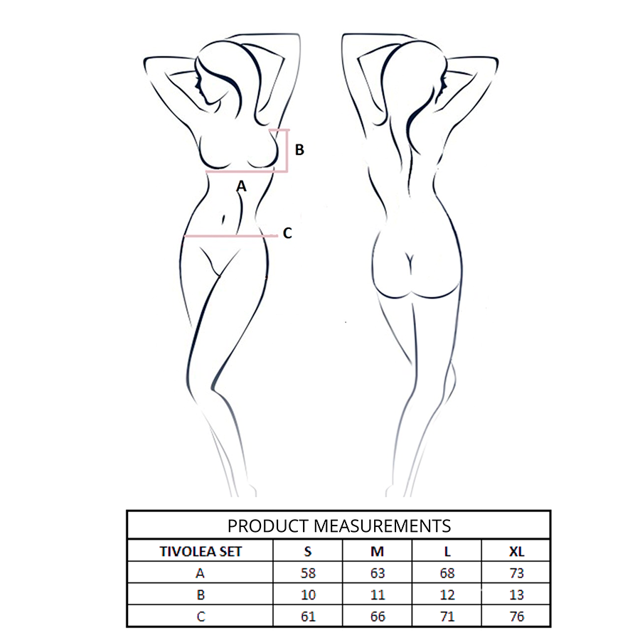 Conjunto Lencería PASSION TIVOLEA Sujetador + Tanga Encaje Violet L/XL