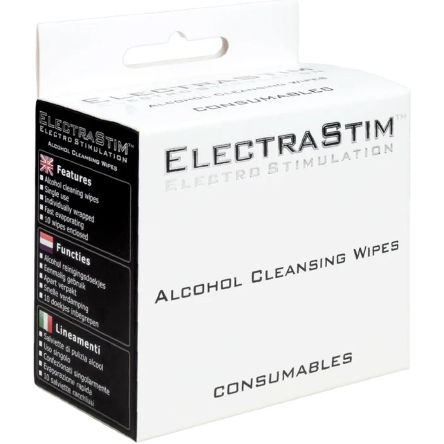 Electrastim Alcohol Cleansing Wipes - Pack de 10 Unidades