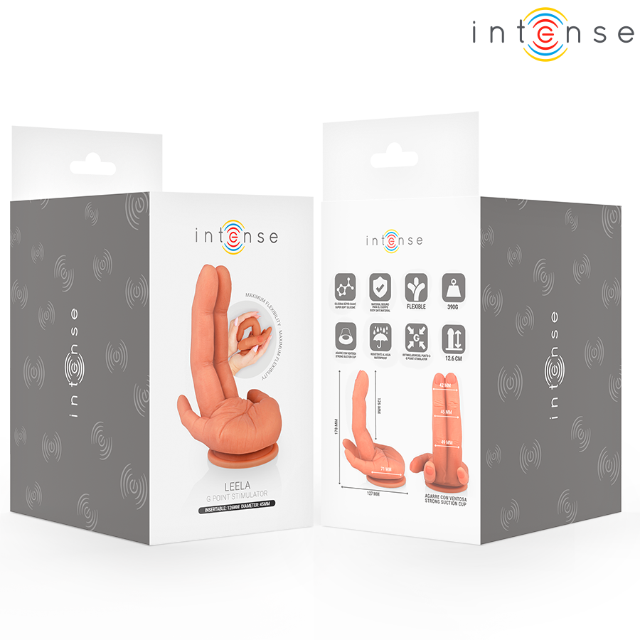 Intense Leela G-Spot Stimulator Flexible Hand 12.6 cm