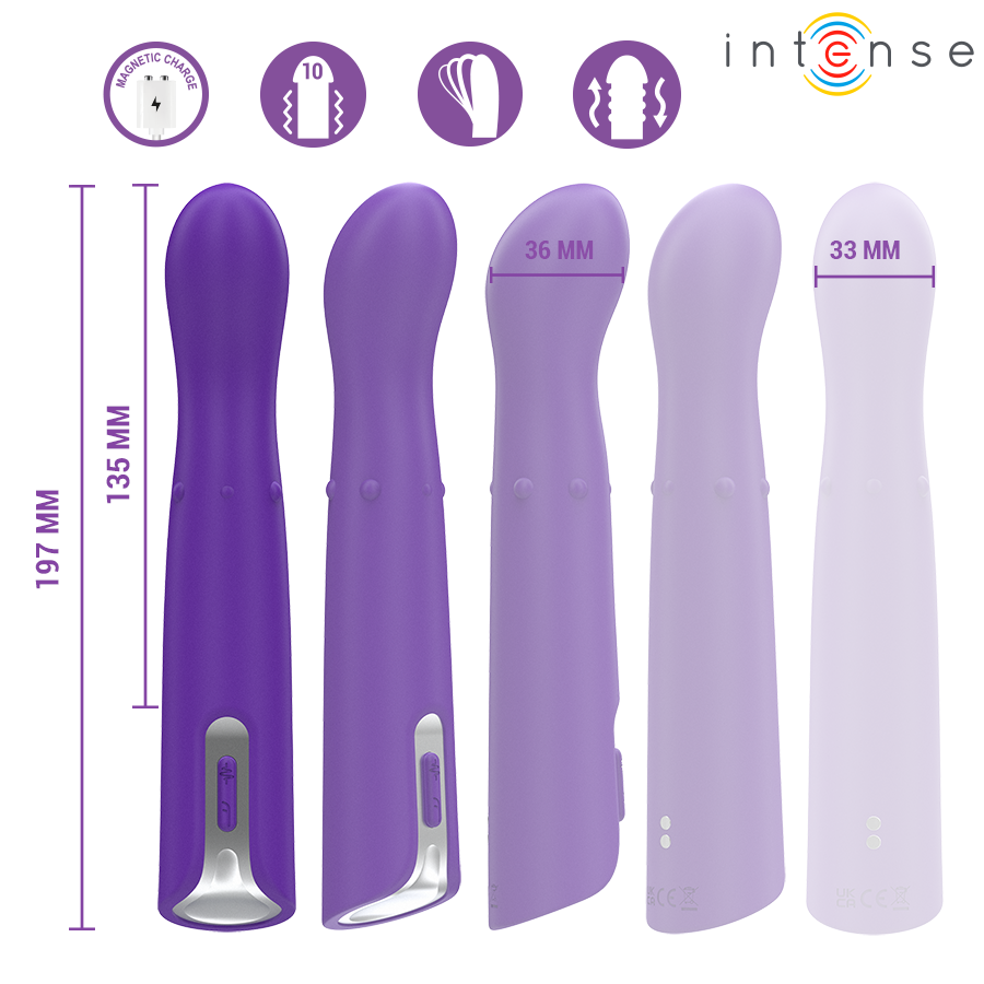 Intense Helena Beads Up & Down Wiggle Vibrator 13.5 cm