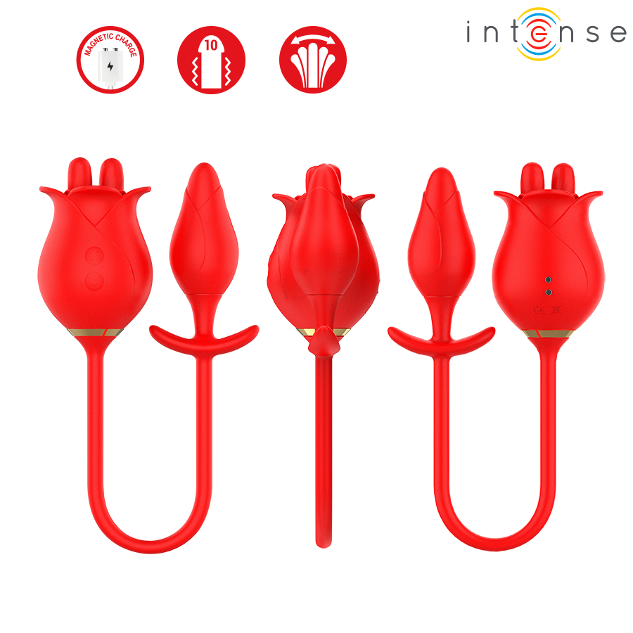 Intense Melanie Double Clitoris Stimulator - Estimulador con Lengua Zigzag