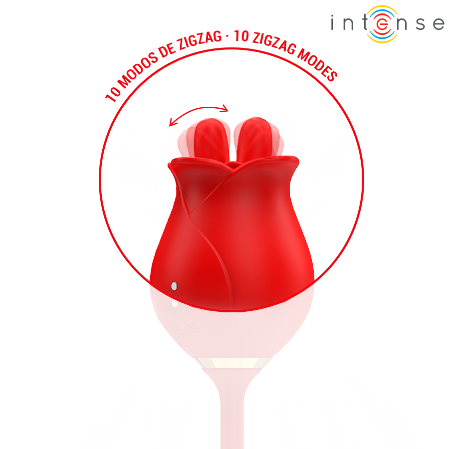 Intense Melanie Double Clitoris Stimulator - Estimulador con Lengua Zigzag