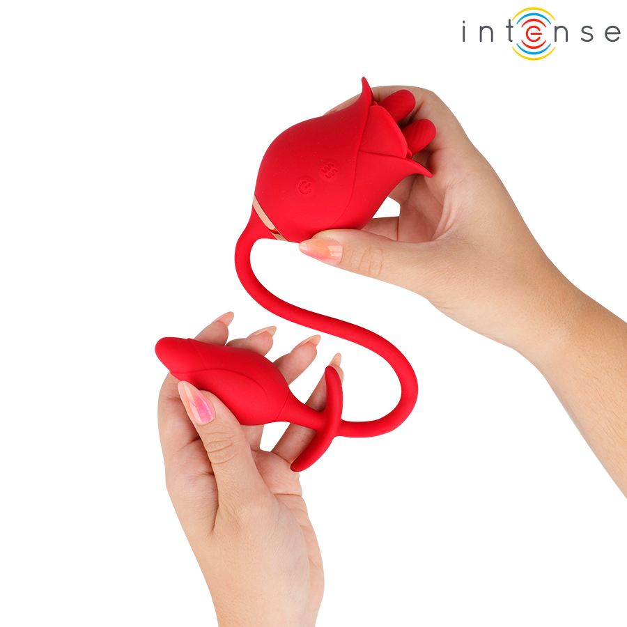 Intense Melanie Double Clitoris Stimulator - Estimulador con Lengua Zigzag