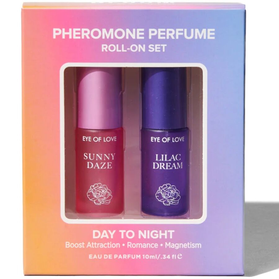 Eye of Love Bloom Day to Night - Set Perfume de Feromonas Roll-On 2x5ml