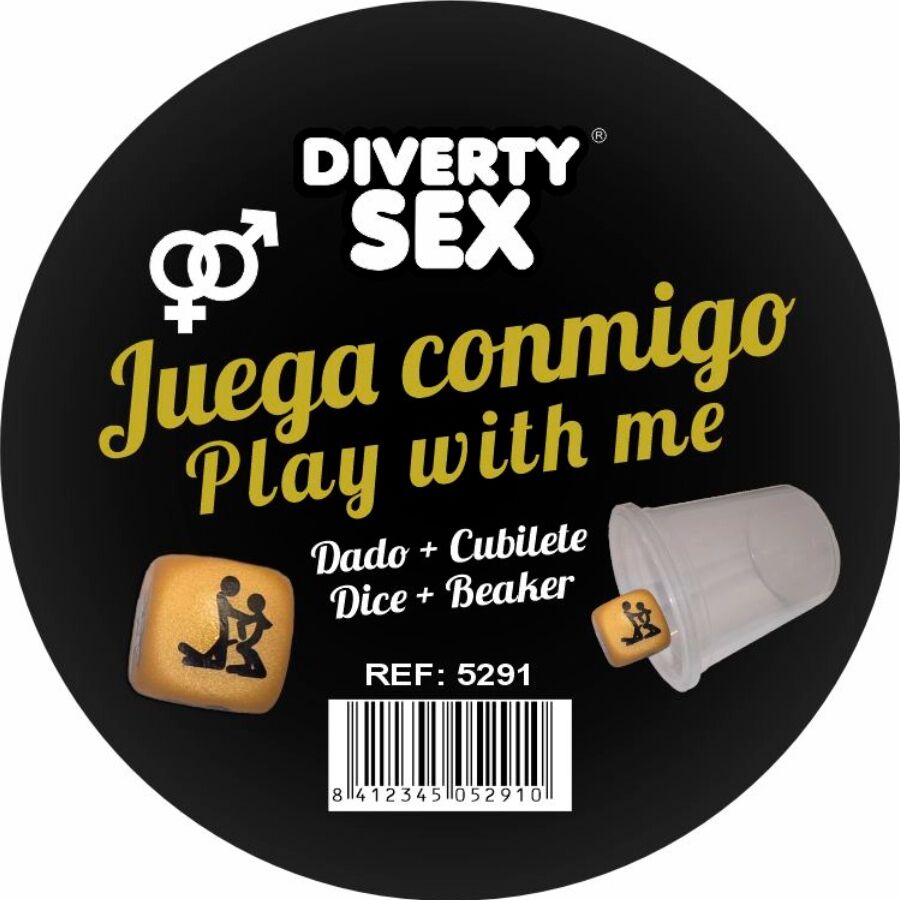 Diablo Picante Golden Hard Dice - Juego de Dados con Posiciones