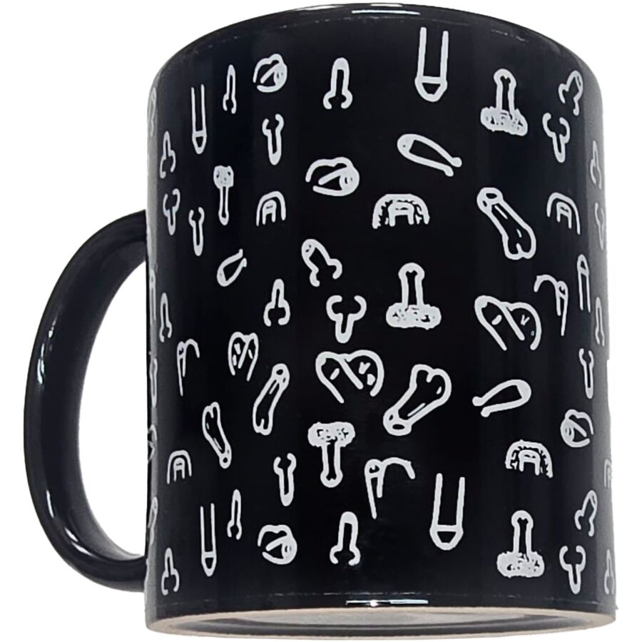 Taza Diablo Picante Penis Mug Black 370 ml