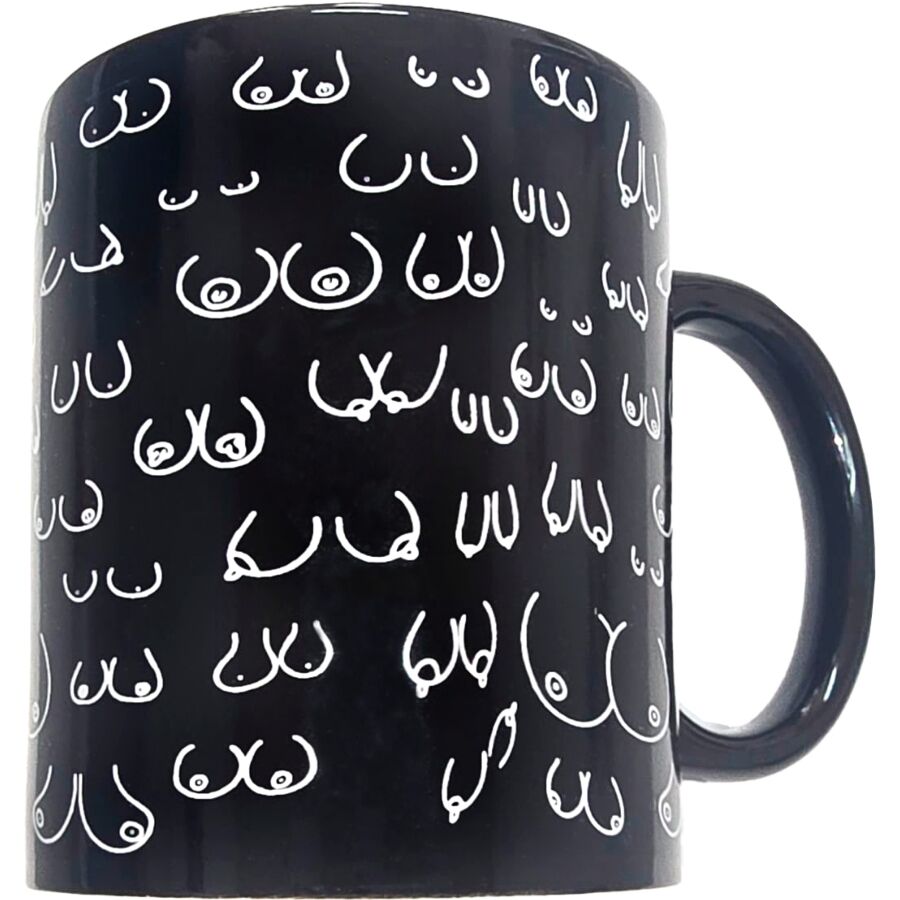 Taza Diablo Picante Boobs Mug Black 370 ml
