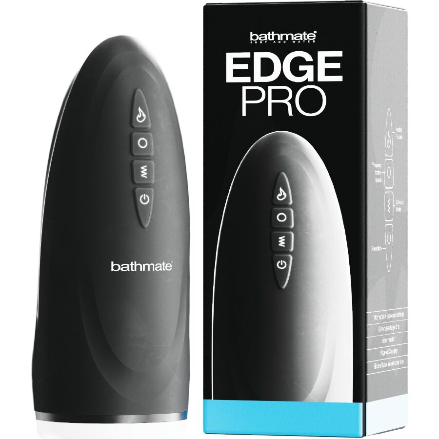 Bathmate Edge Pro - Masturbador Multifuncional con Vibración, Rotación y Calentamiento