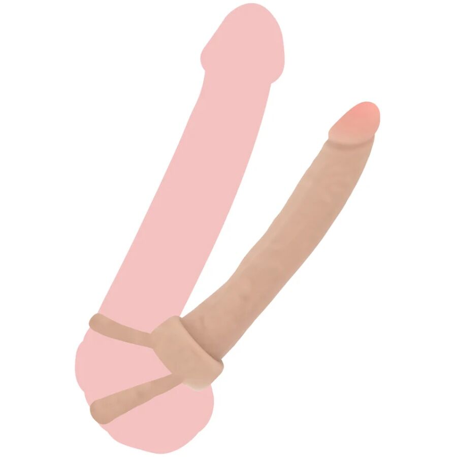 Get Real Double Trouble Silicone Anal Penetrator 16 cm