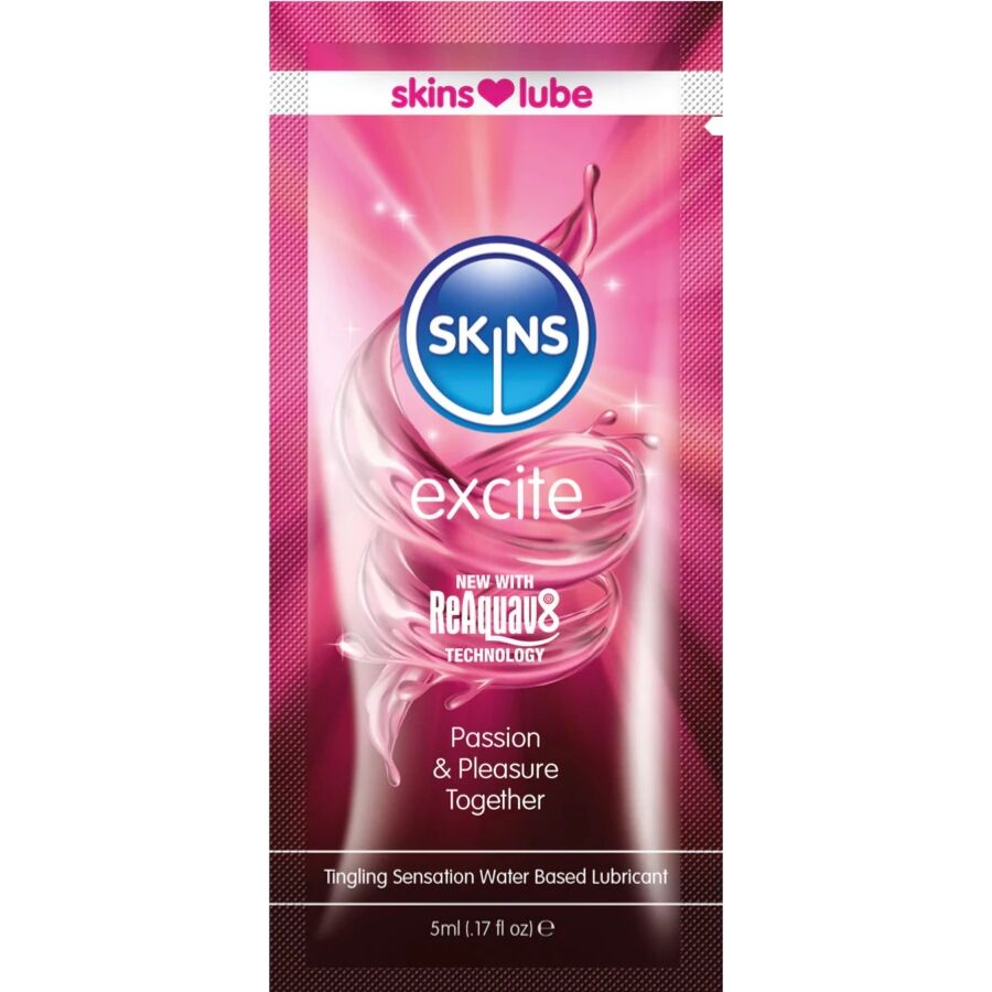 SKINS Excite Lubricante a Base de Agua Monodosis 5 ml